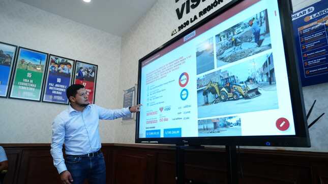 Gobernador César Acuña inicia destrabe de obras suspendidas en la región