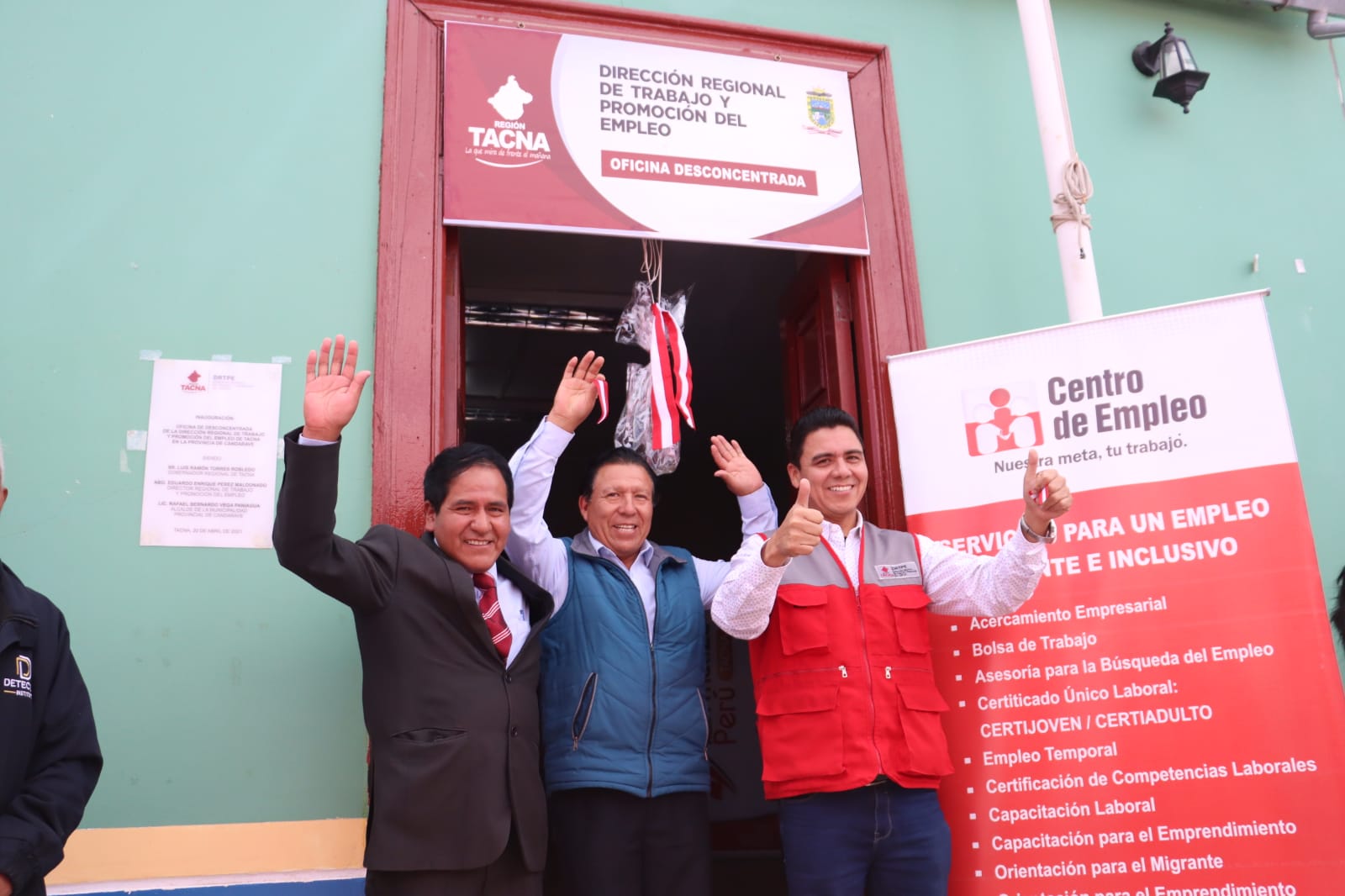 Trabajo inaugura oficina desconcentrada en Candarave