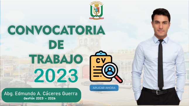 Convocatoria CAS Nº 002-2023-MPC-M