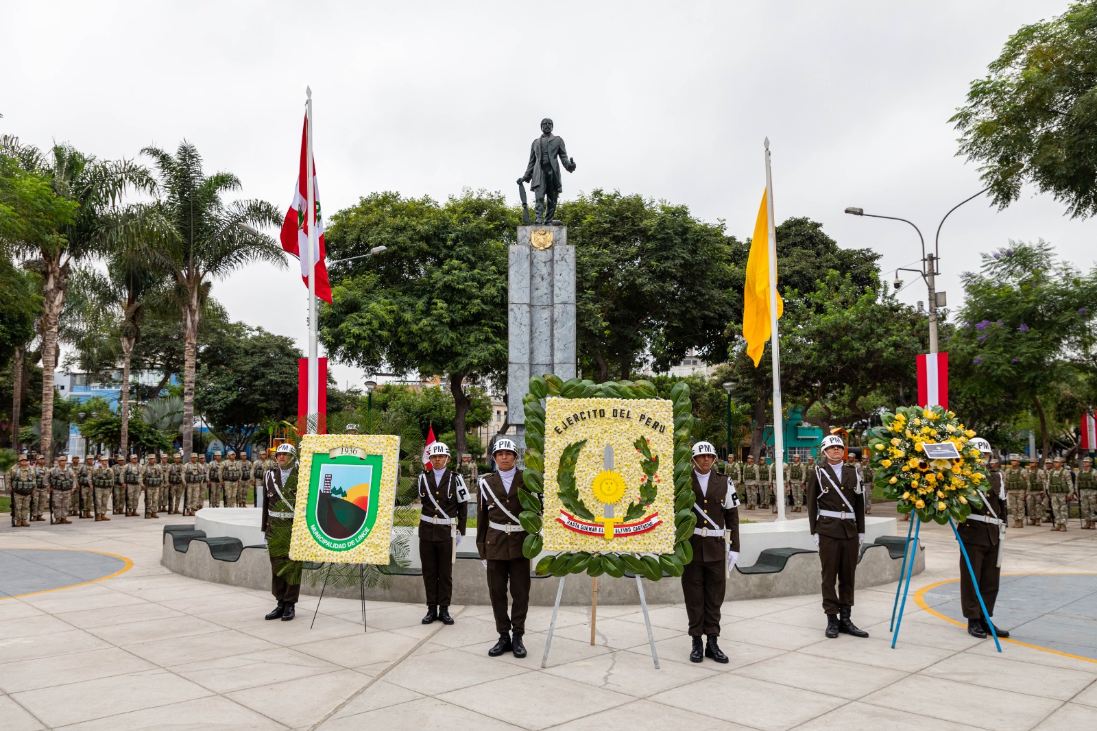 Ceremonia en honor al héroe Pedro Ruiz Gallo