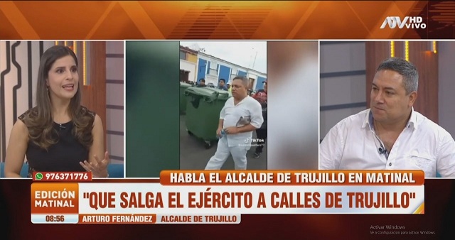 Entrevista en ATV al alcalde de Trujillo Arturo Fernández.