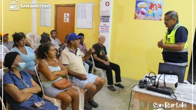 El Comité de Seguridad Ciudadana brindó una charla informativa a la Junta Vecinal de Javier Pérez de Cuéllar