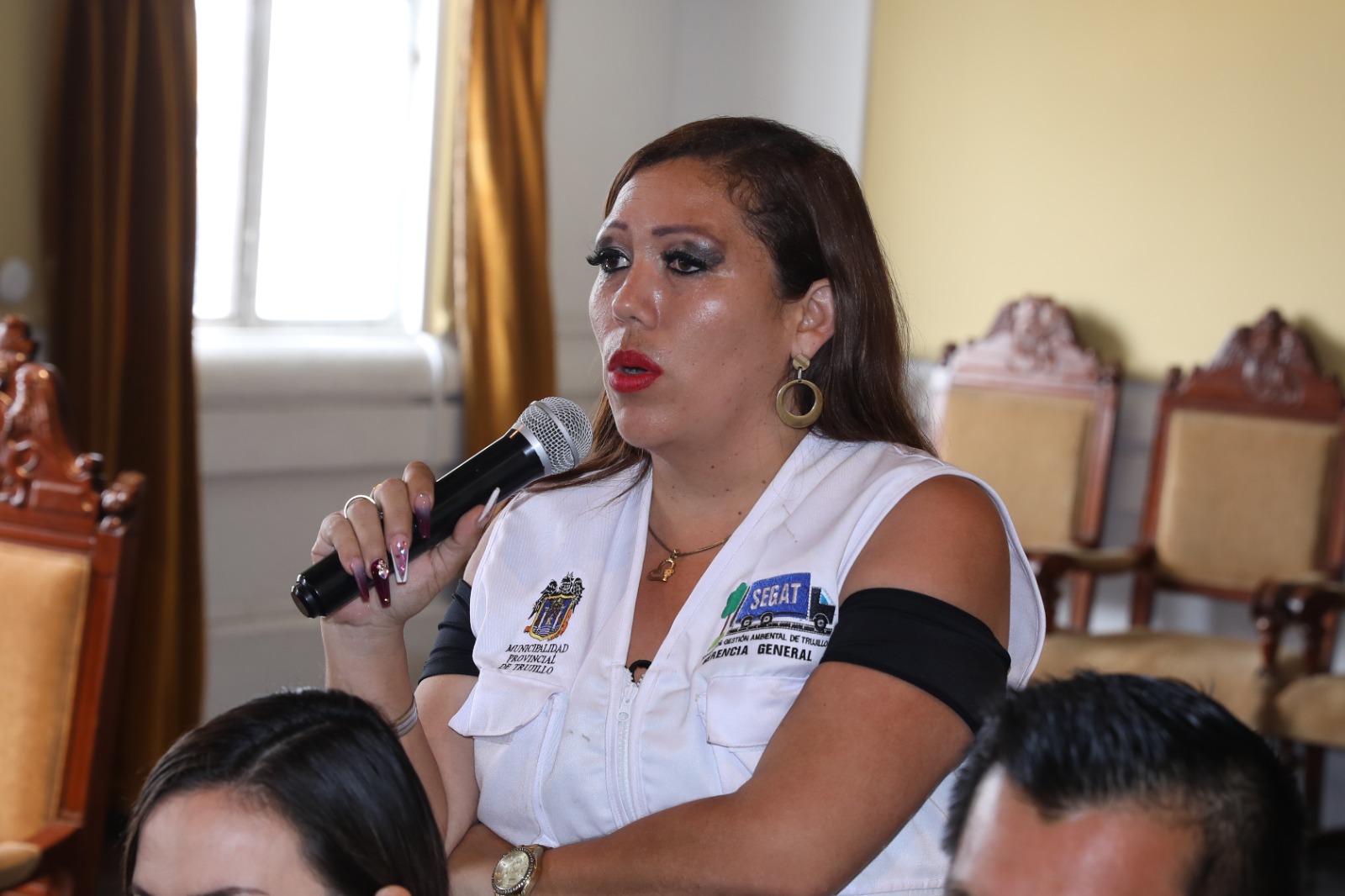 Gisella León, gerente del SEGAT.