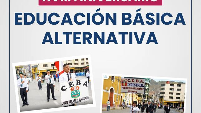  ️La UGEL Huánuco saluda afectuosamente a cada docente y a toda la comunidad que forma parte de la Educación Básica Alternativa.