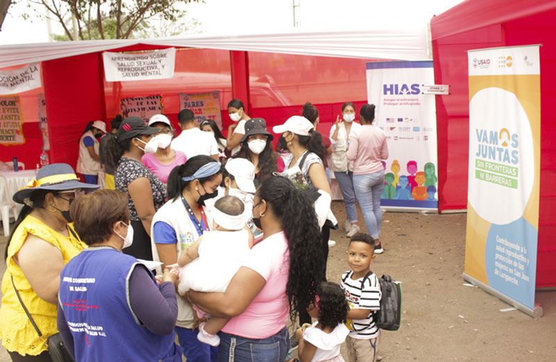 3 de SJL: Brigadas de salud sexual, reproductiva y mental de la DIRIS Lima Centro en conjunto con la UNFPA orientan a mujeres migrantes y refugiadas