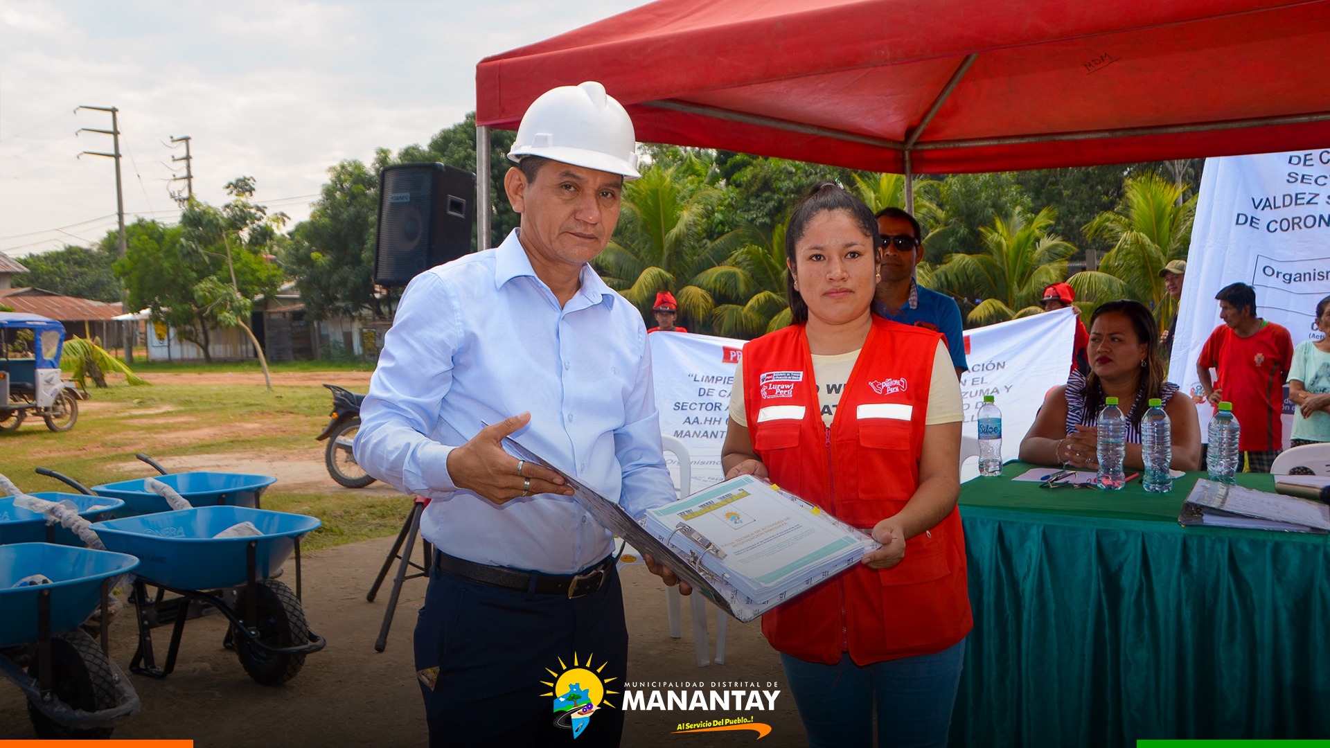 Municipalidad de Manantay inició trabajos del programa de empleo temporal “LURAWI PERÚ”.