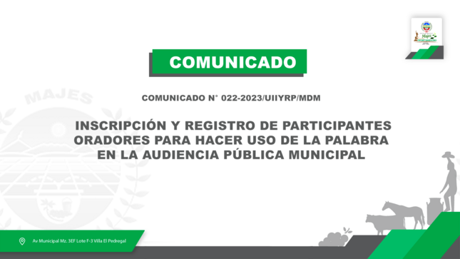 comunicado 22