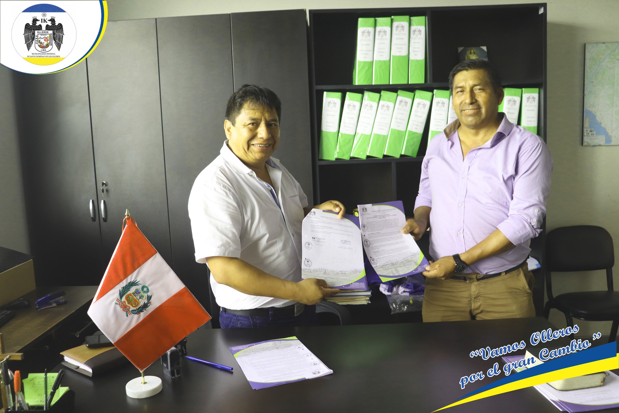 convenio con el presidente de la comunidad campesina de San Pedro de Matará