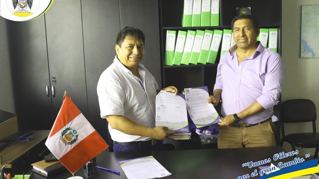 convenio con el presidente de la comunidad campesina de San Pedro de Matará 