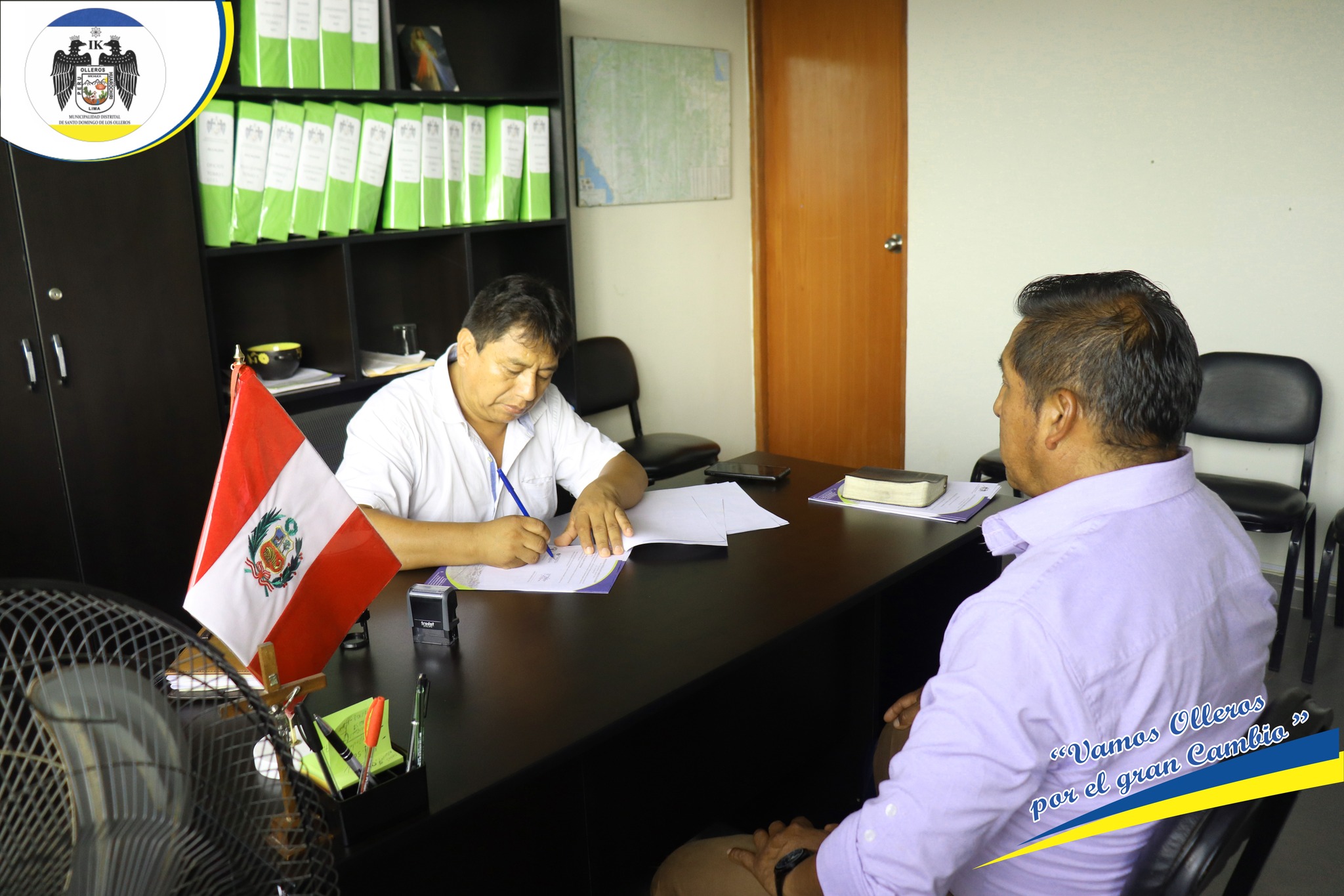 convenio con el presidente de la comunidad campesina de San Pedro de Matará