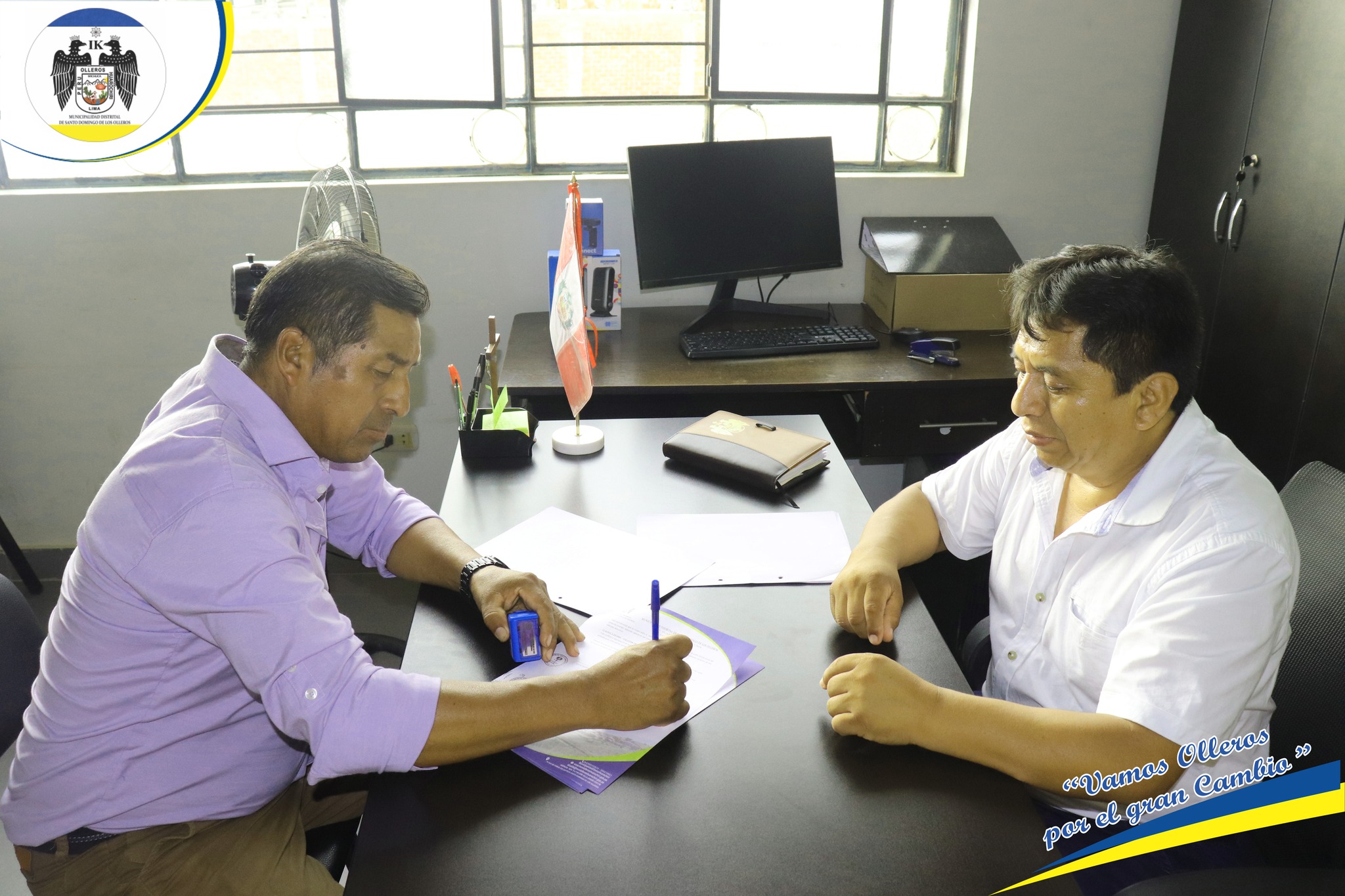 convenio con el presidente de la comunidad campesina de San Pedro de Matará