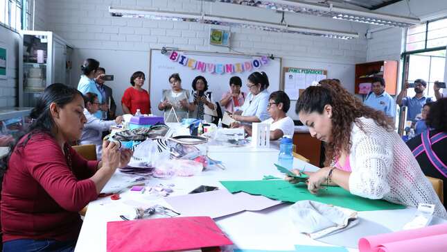 Delegación de Ugel Chincha realizo pasantía sobre Multicertificación en Cetpro Margarita Gonzales de Dankers de SJM