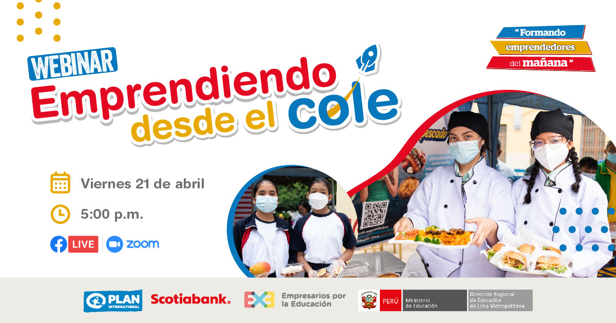 Webinar: Emprendiendo desde el Cole