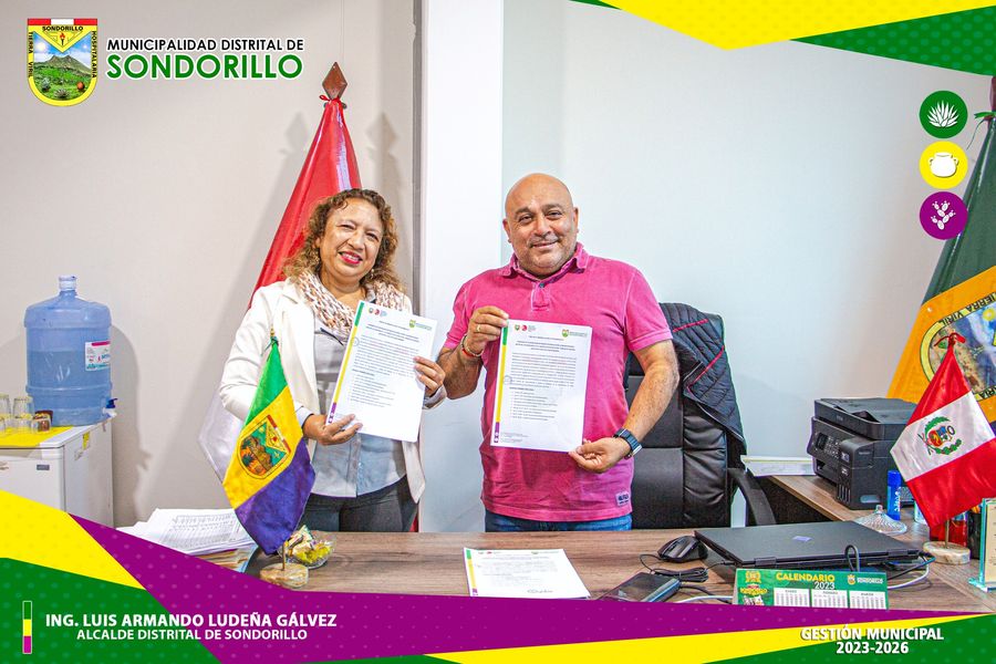 Se firma convenio con UGEL - HUANCABAMBA