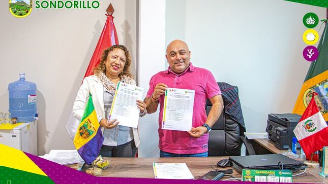 Se firma convenio con UGEL - HUANCABAMBA