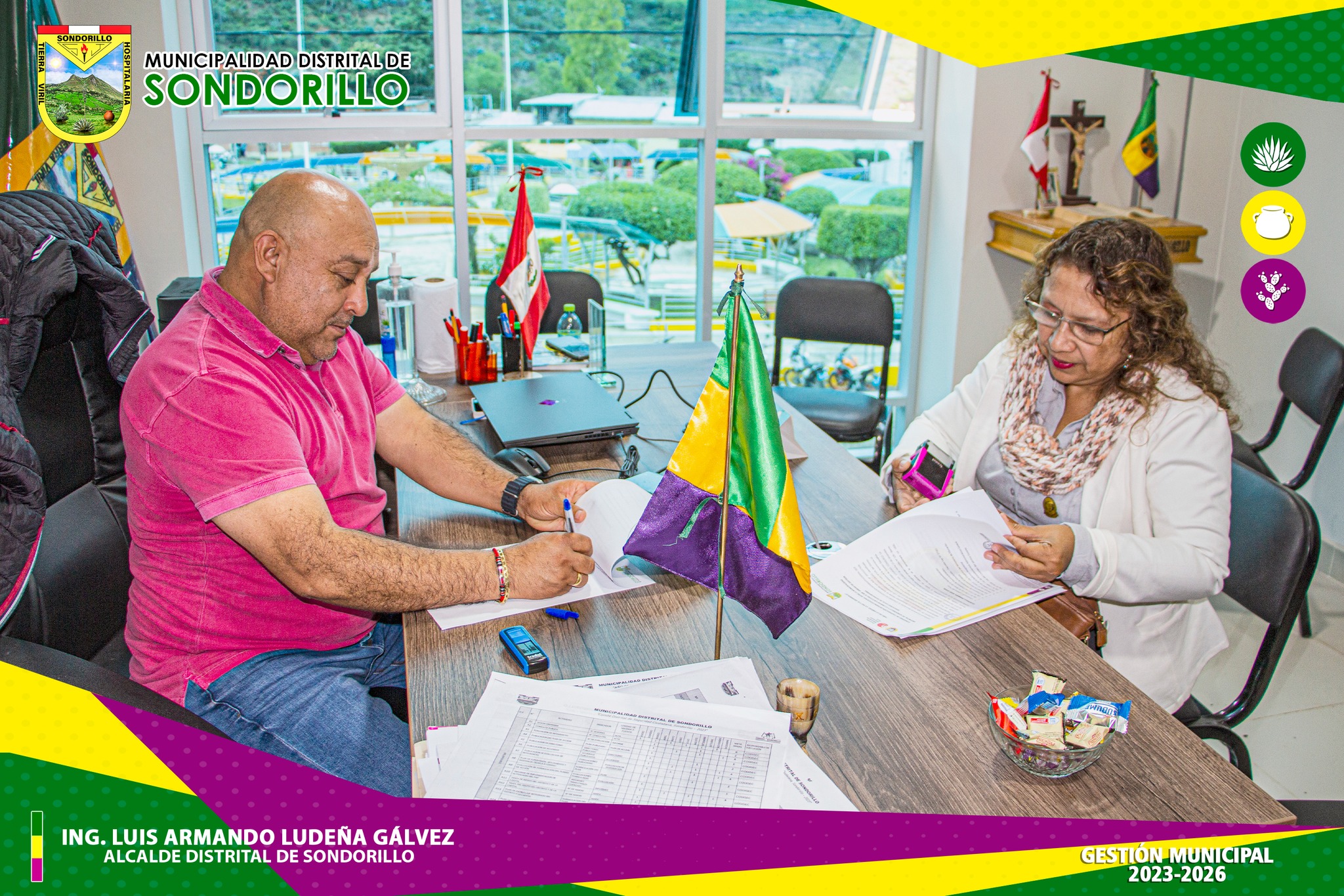 Se firma convenio con UGEL - HUANCABAMBA