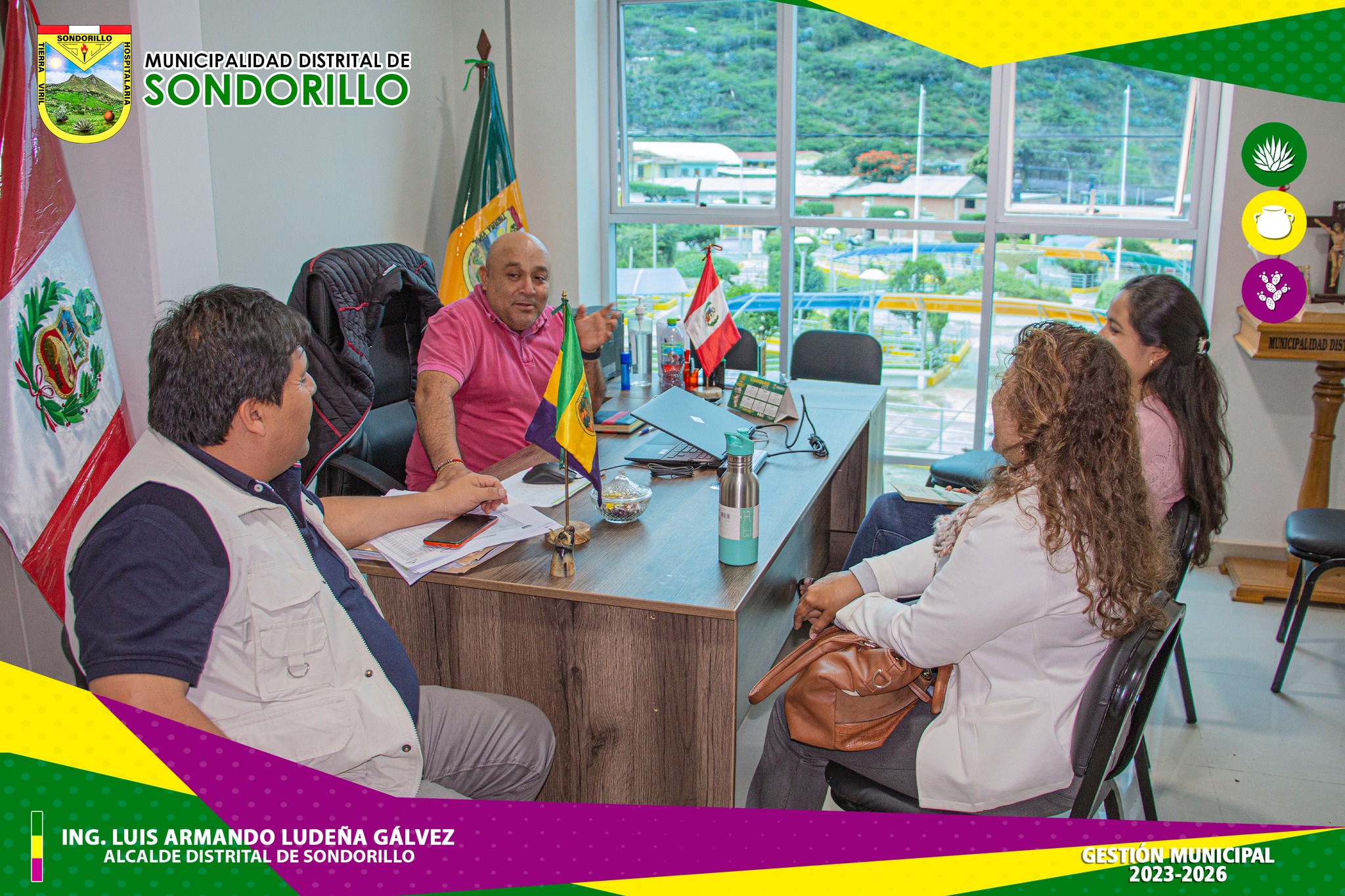 Se firma convenio con UGEL - HUANCABAMBA