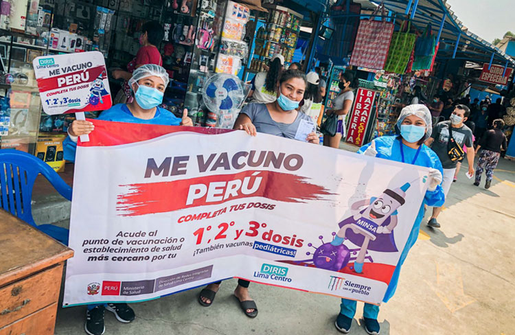 4 de “Me vacuno Perú”: Brigadas de la Diris Lima Centro aplicaron más de 30 mil dosis durante esta semana