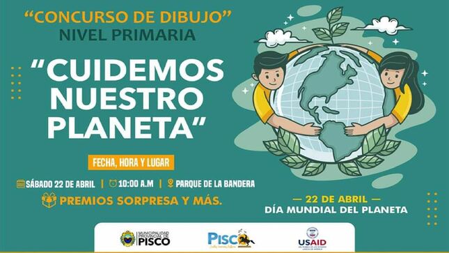 Concurso de Dibujo - Nivel Primaria "Cuidemos Nuestro Planeta"