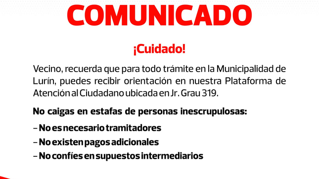 COMUNICADO N01 - 25/01/2023