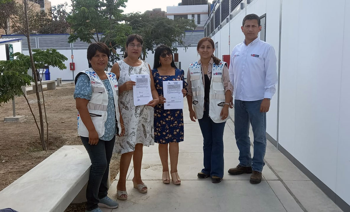 Escuelas Bicentenario entrega escuela temporal a la IE 3080 Perú - Canadá en Los Olivos