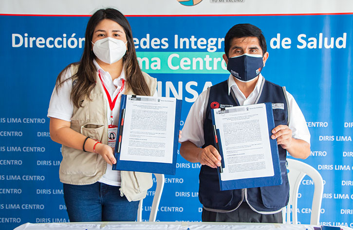 2 de Diris Lima Centro y Save the Children International firman convenio de cooperación interinstitucional