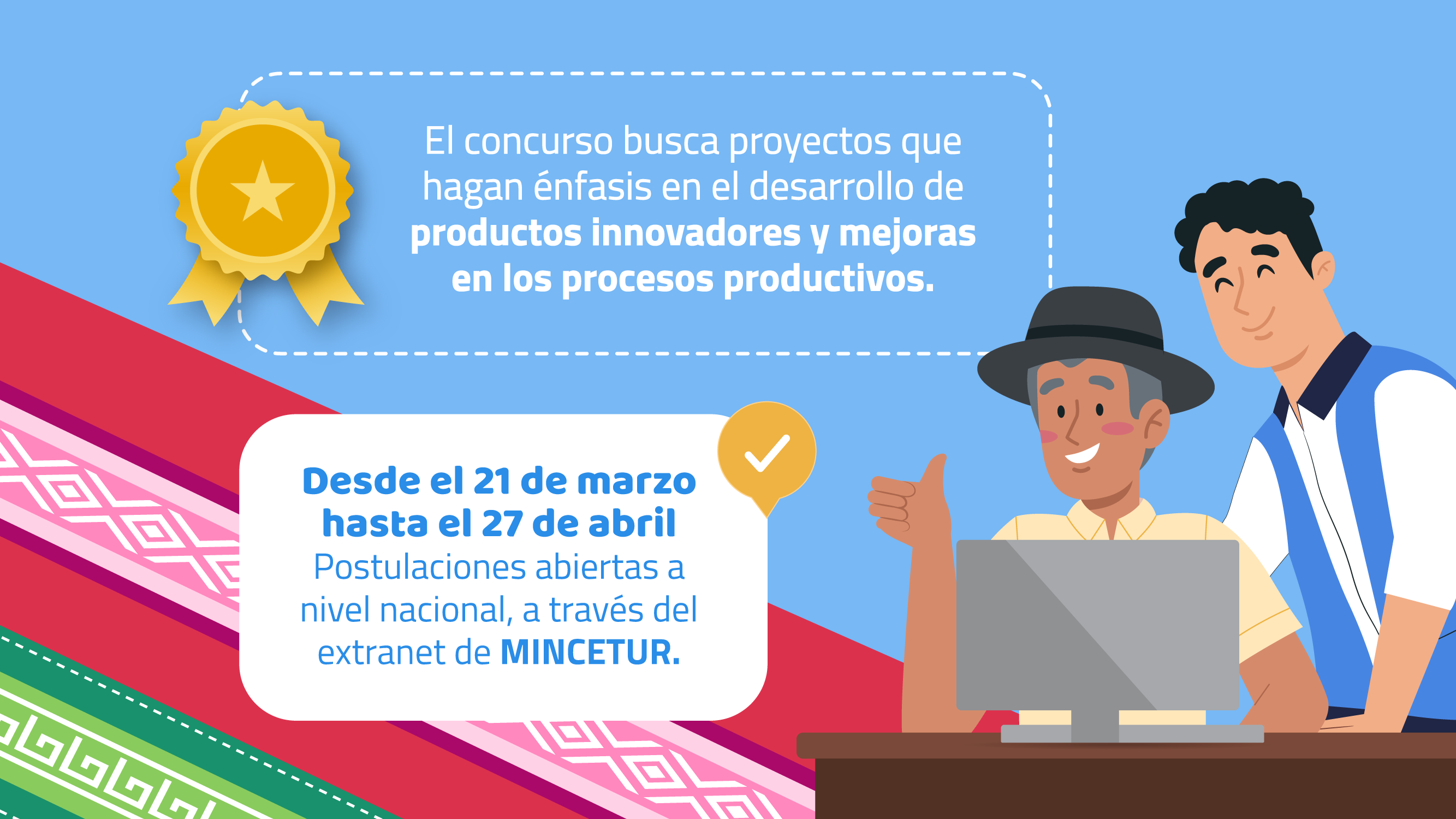 JPG información sobre la atención que realizan los CAD para que la ciudadanía se inscriba al concurso de artesanía