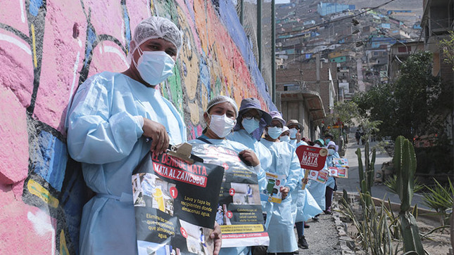 1 de Equipo de Lucha Contra el Dengue de Diris Lima Centro intensifica medidas de prevención en AA.HH. Santa Rosita – SJL