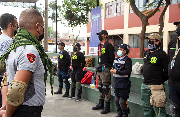 2 de División de Emergencia Radio Patrulla de la PNP recibe capacitación en primeros auxilios
