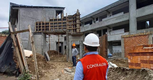 Contraloría alerta pagos por trabajos deficientes que afectarían durabilidad de obra en colegio de Jaén