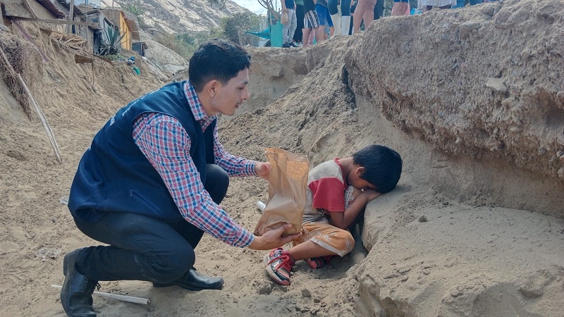 Los niños son los que más sufren por lo que ocurrió.
