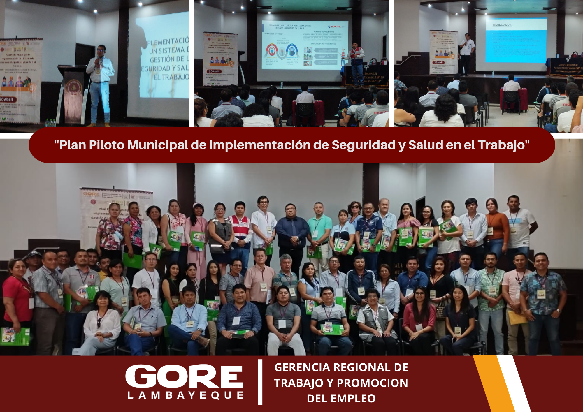 afiche de las fotos del evento