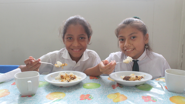 Supervisión de servicio alimentario escolar Qali Warma