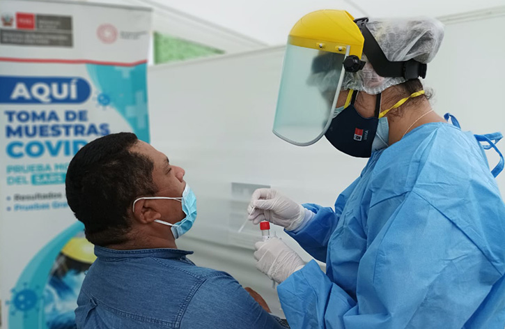 3 de Lima Centro: Más de 65 mil pruebas de diagnóstico COVID se realizaron en lo que va del año