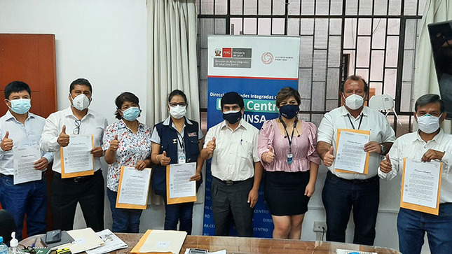 1 de  Diris Lima Centro presentó a siete nuevos Coordinadores de las Redes Integradas de Salud