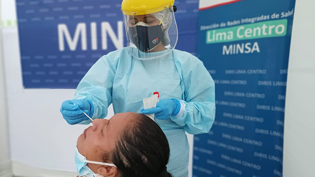 1 de Lima Centro: Punto de Diagnóstico Rápido contra la Covid-19 ofrecerá pruebas de descarte en Surquillo