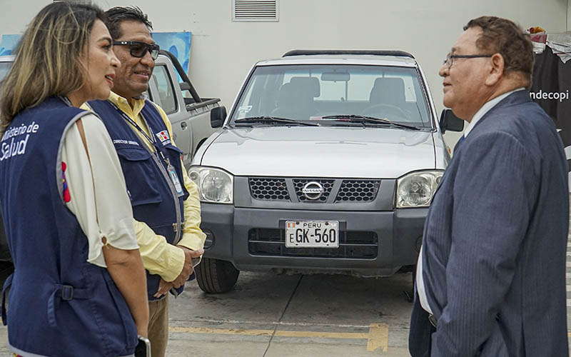 Foto 2 de Indecopi realiza transferencia de vehículo a la Diris Lima Centro