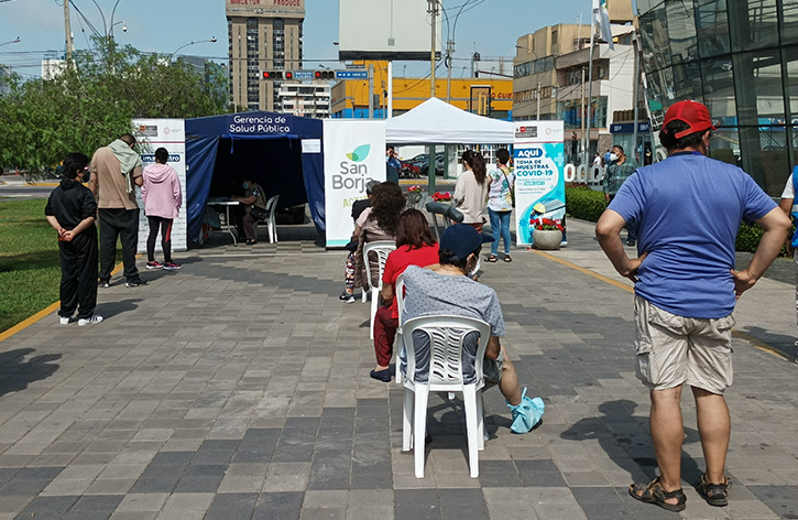 2 de Lima Centro: Cuatro centros de vacunación ofrecerán pruebas de descarte COVID-19
