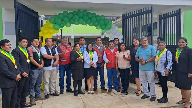 Inauguramos nuevas instalaciones de IE N.° 33111 San Sebastián en Huánuco 