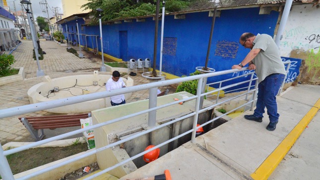 El gerente municipal Jorge cabellos, supervisó los trabajos.