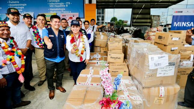 Minsa entrega equipos e insumos médicos para el hospital Santa Gema de Yurimaguas