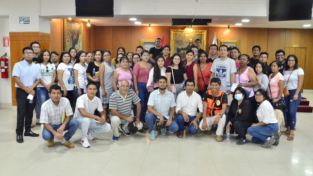 Los voluntarios quedaron listos para participar en el llenado de las fichas EDAN