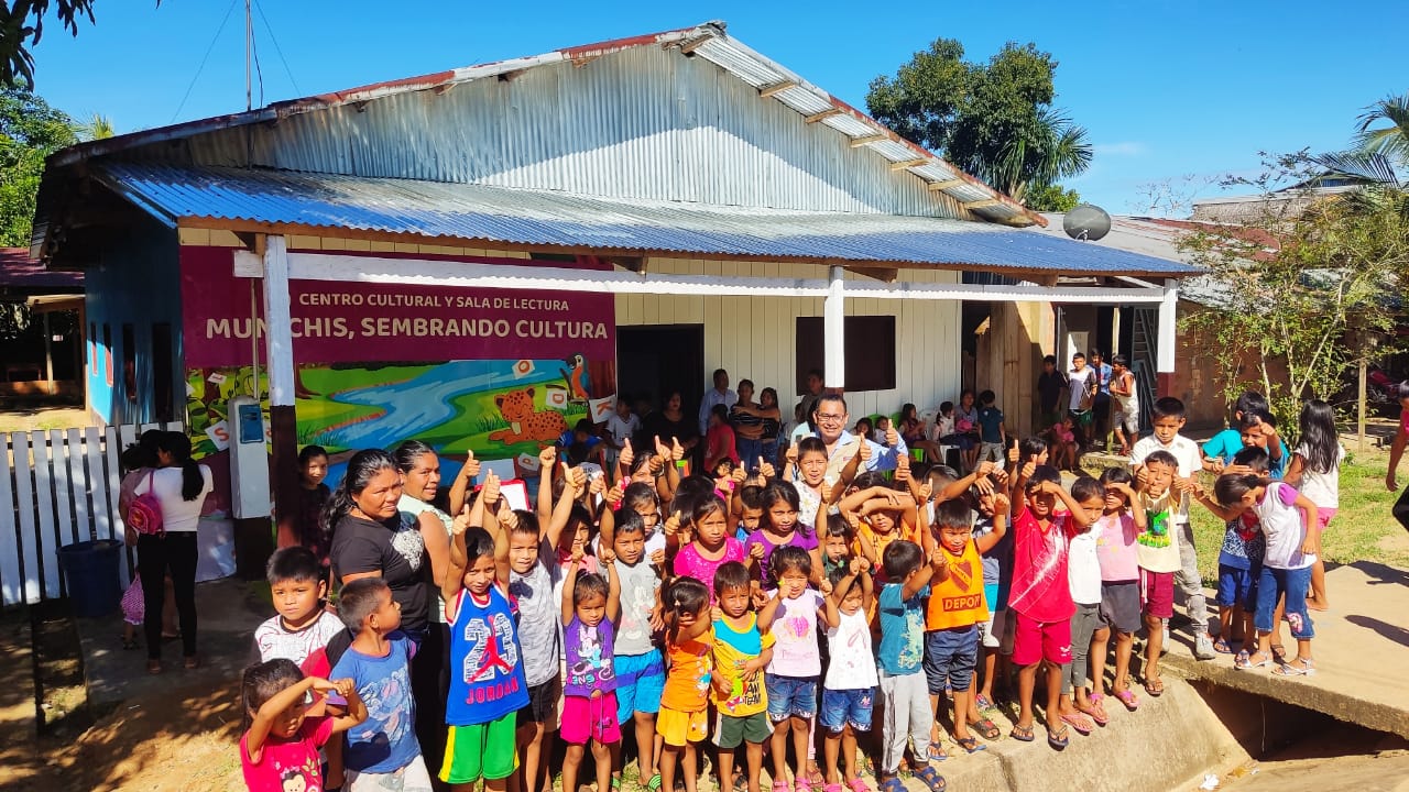 Loreto: Ministerio de Cultura inauguró Espacio Cultural en el Centro Poblado Villa Munichis en Yurimaguas