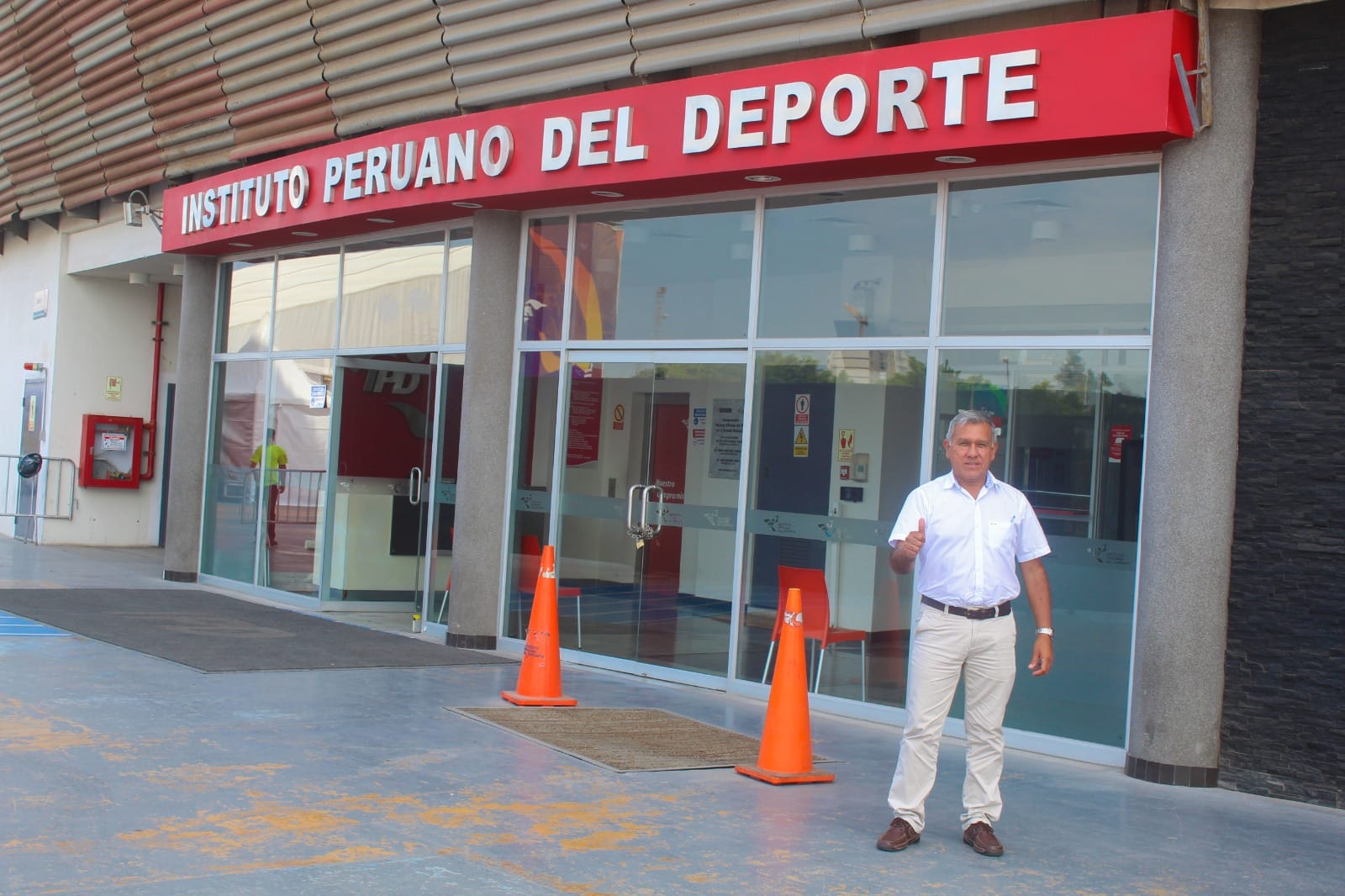 Alcalde provincial acudió al IPD en favor de futuros proyectos deportivos y un nuevo polideportivo para Huaral