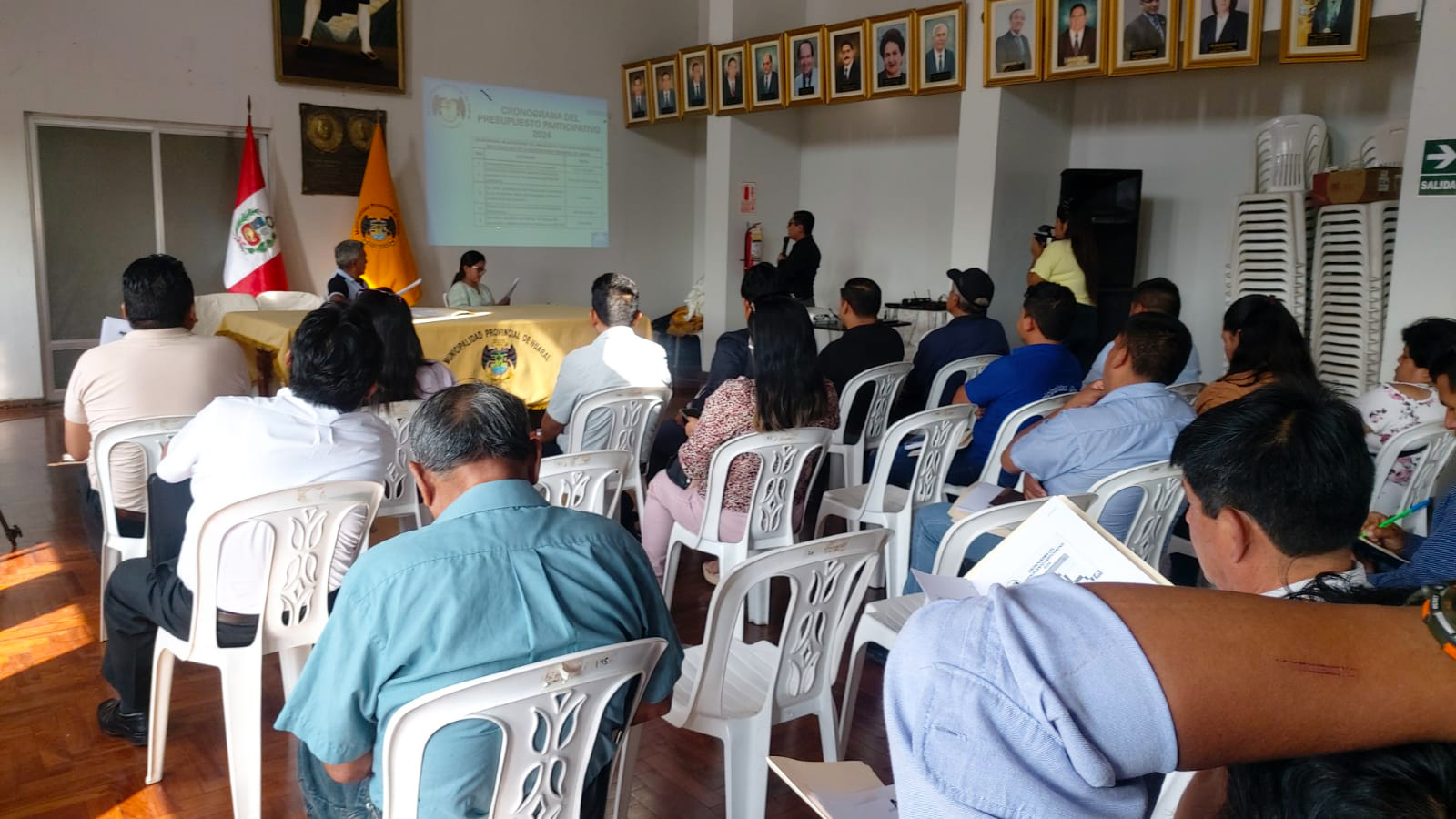 Alcalde provincial y distrital se reúnen para aprobar desarrollo del presupuesto participativo provincial 2024