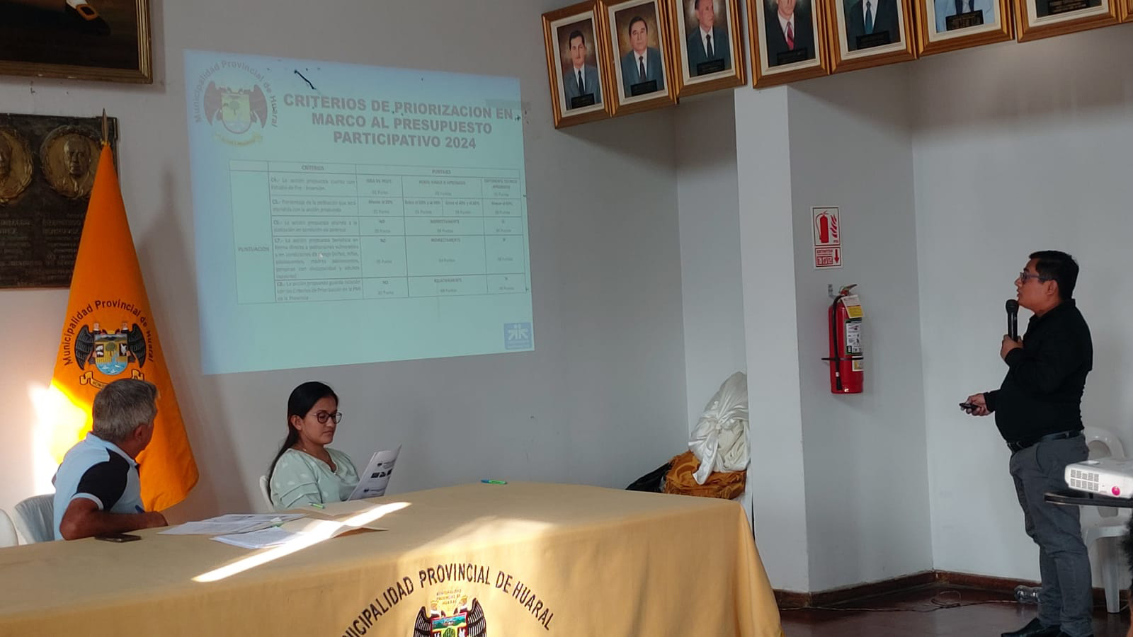 Alcalde provincial y distrital se reúnen para aprobar desarrollo del presupuesto participativo provincial 2024