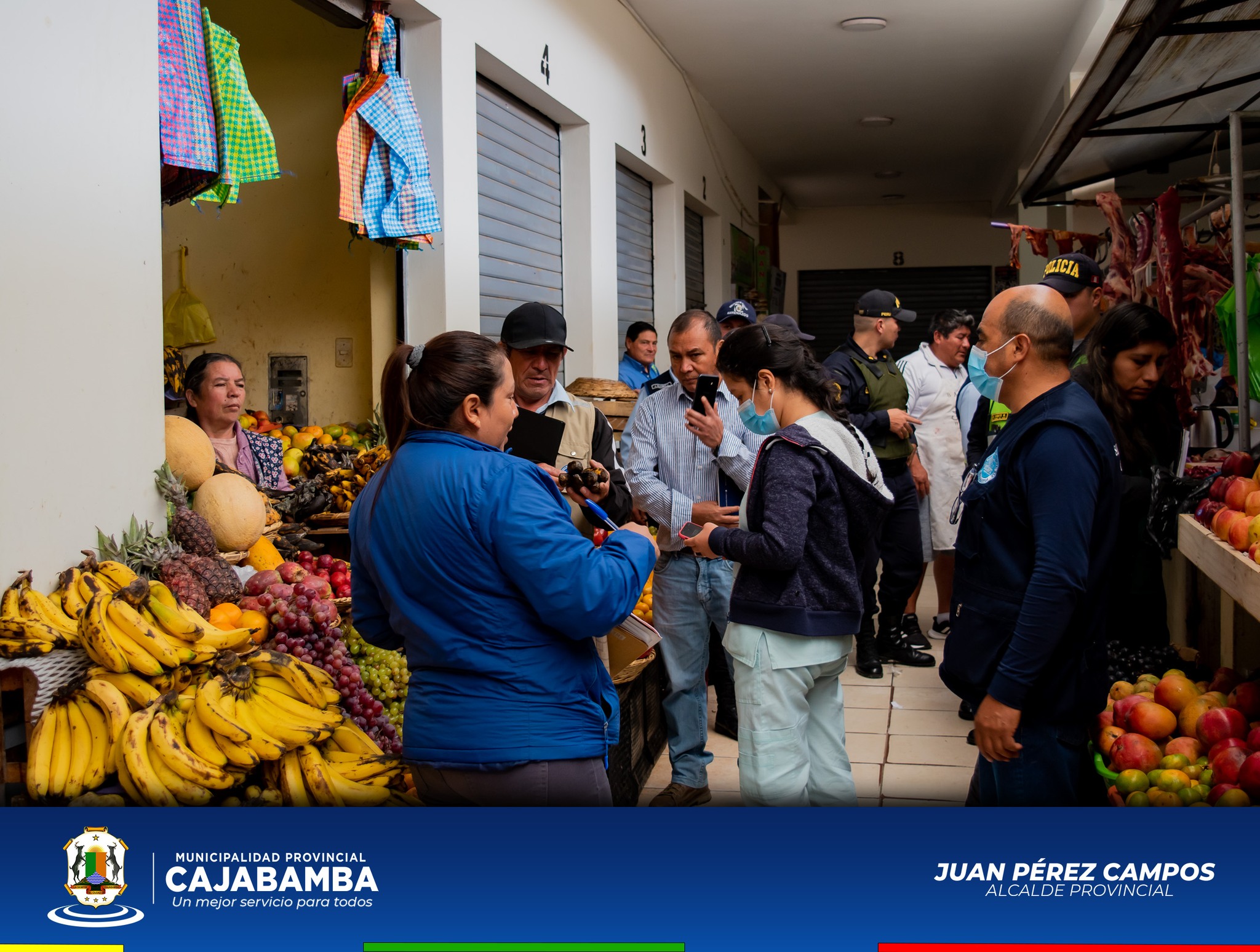 Operativo Inopinado a Establecimientos Comerciales que Operan en el Interior y Exterior del Mercado Municipal