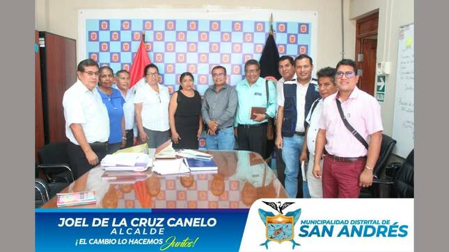 Se Realizó La Instalación De La Mesa Técnica Entre La Municipalidad De San Andrés Y La.Ugel Pisco.