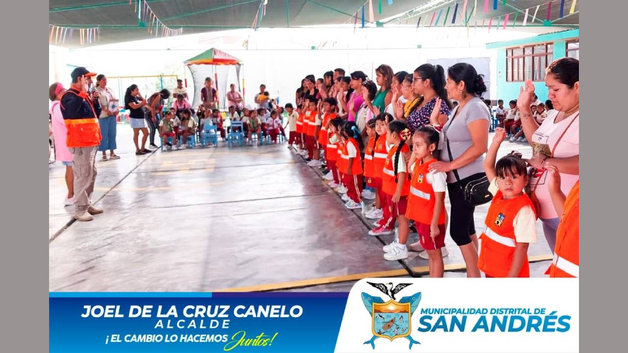 Brigadas Ambientales Juramentaron En La I.E.I N° 185 Del Distrito De San Andrés.