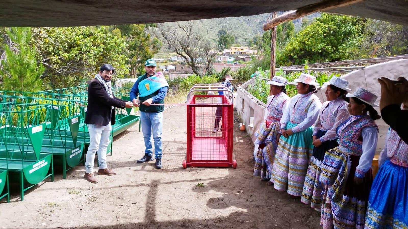 Entrega de bienes para producción ovina - Arequipa